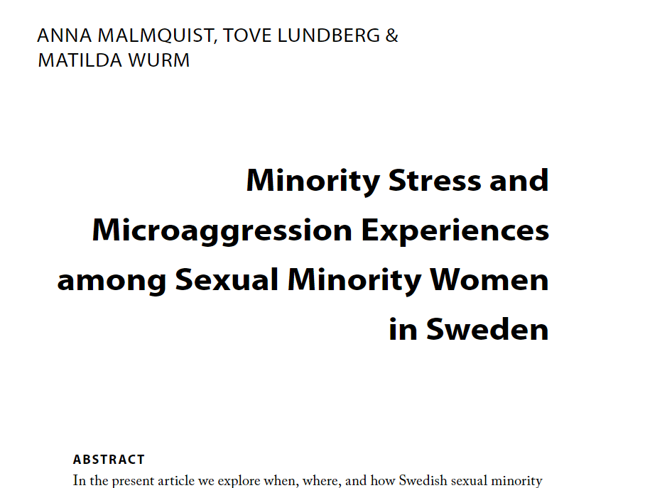 Ny artikel i lambda&nbsp;nordica