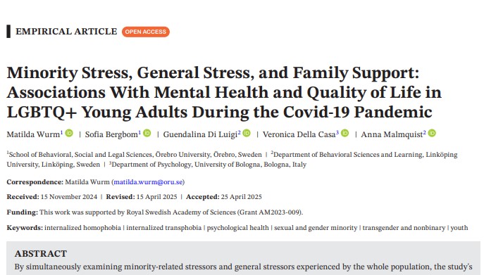 Minoritetsstress under covid